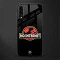jurassic park no internet glass case for samsung galaxy a70s image