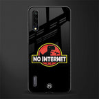 jurassic park no internet glass case for mi a3 redmi a3 image