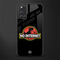 jurassic park no internet glass case for vivo v19 image
