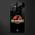 jurassic park no internet glass case for vivo y75 5g image