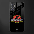 jurassic park no internet glass case for vivo v23e image