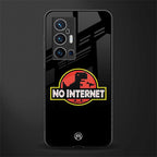 jurassic park no internet glass case for vivo x70 pro plus image