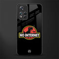 jurassic park no internet glass case for poco m4 pro 5g image