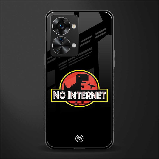 jurassic park no internet glass case for phone case | glass case for oneplus nord 2t 5g