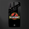jurassic park no internet glass case for vivo y15 image