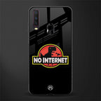 jurassic park no internet glass case for vivo y15 image