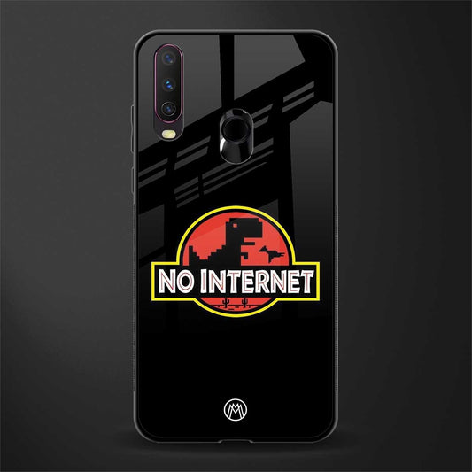 jurassic park no internet glass case for vivo y15 image