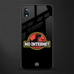 jurassic park no internet glass case for vivo y91i image
