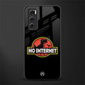 jurassic park no internet glass case for vivo v20 se image