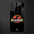 jurassic park no internet glass case for samsung galaxy s20 fe image