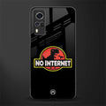 jurassic park no internet glass case for vivo y51 image