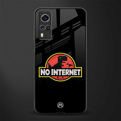 jurassic park no internet glass case for vivo y53s image