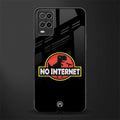 jurassic park no internet glass case for oppo a54 image