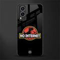 jurassic park no internet glass case for vivo v21e 5g image