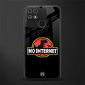 jurassic park no internet back phone cover | glass case for realme narzo 50a