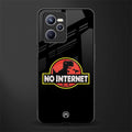 jurassic park no internet glass case for realme c35 image