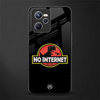 jurassic park no internet glass case for realme c35 image