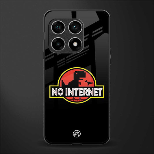 jurassic park no internet glass case for oneplus 10 pro 5g image