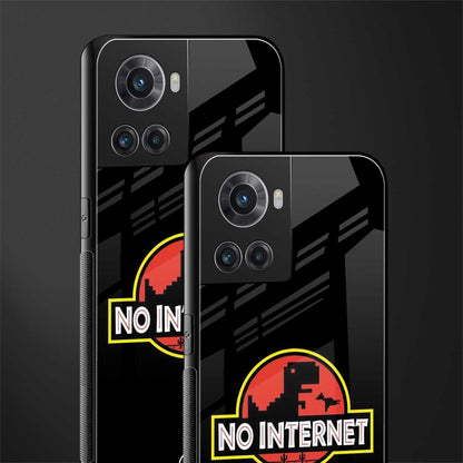 jurassic park no internet back phone cover | glass case for oneplus 10r 5g