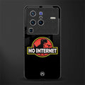 jurassic park no internet glass case for vivo x80 pro 5g image