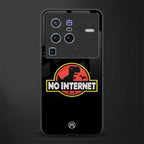 jurassic park no internet glass case for vivo x80 pro 5g image