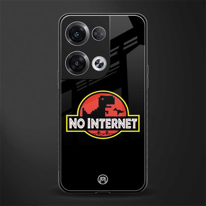 jurassic park no internet back phone cover | glass case for oppo reno 8