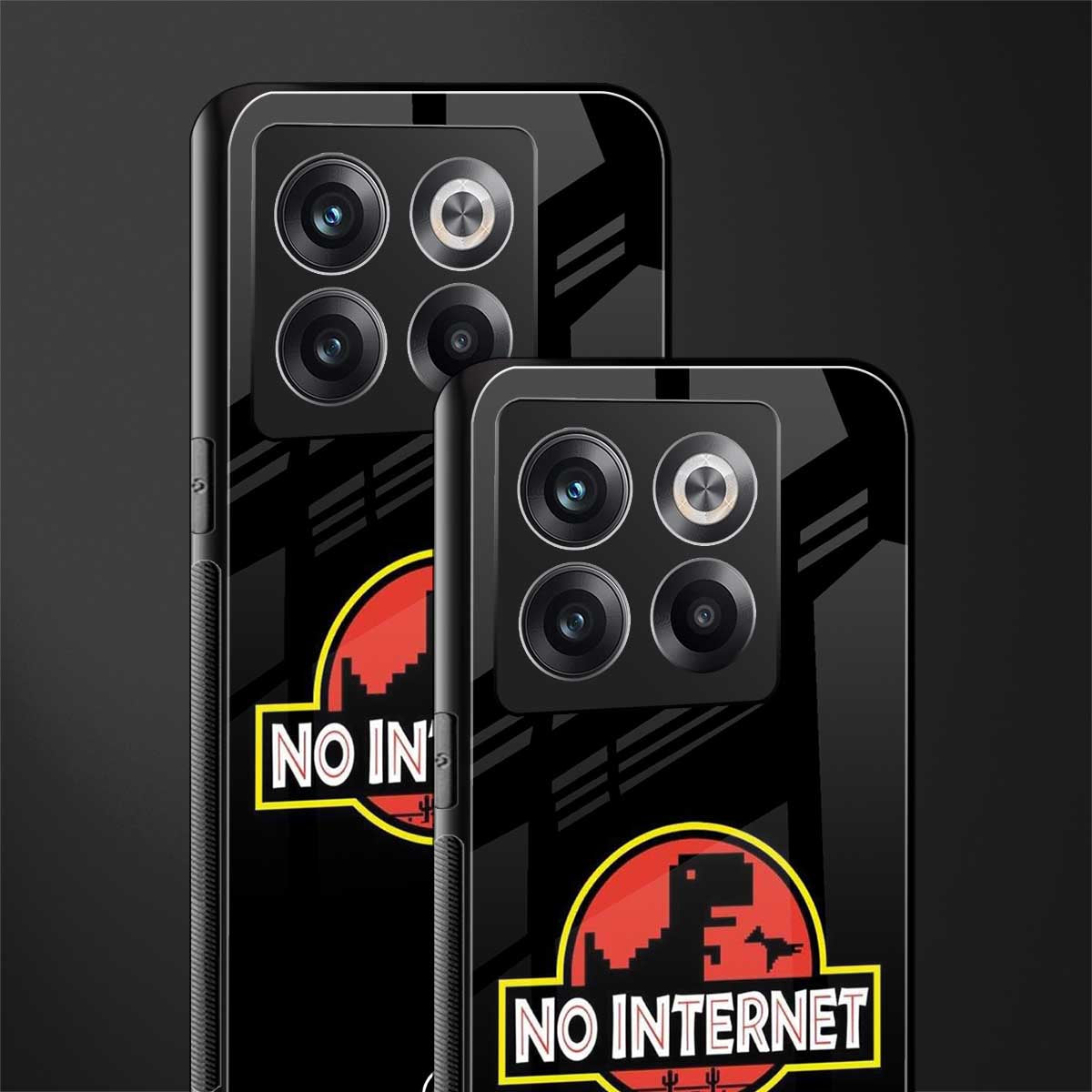 jurassic park no internet back phone cover | glass case for oneplus 10t