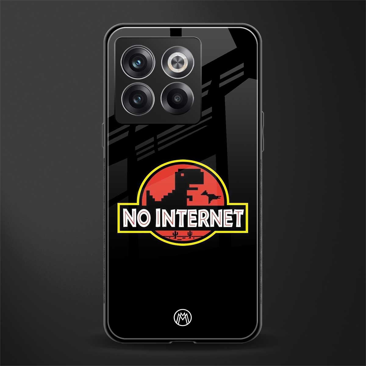 jurassic park no internet back phone cover | glass case for oneplus 10t