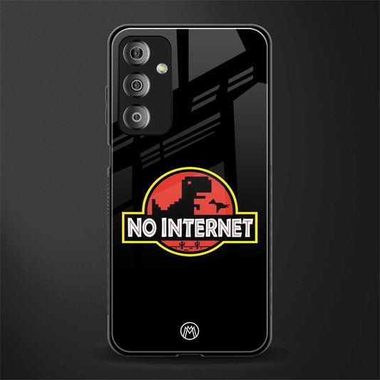 jurassic park no internet back phone cover | glass case for samsung galaxy f23 5g