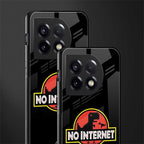 jurassic park no internet back phone cover | glass case for oneplus 11