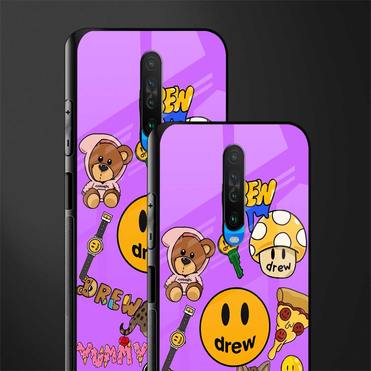 justin bieber glass case for poco x2 image-2