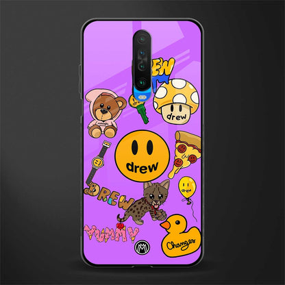 justin bieber glass case for poco x2 image