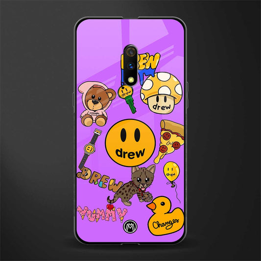 justin bieber glass case for realme x image