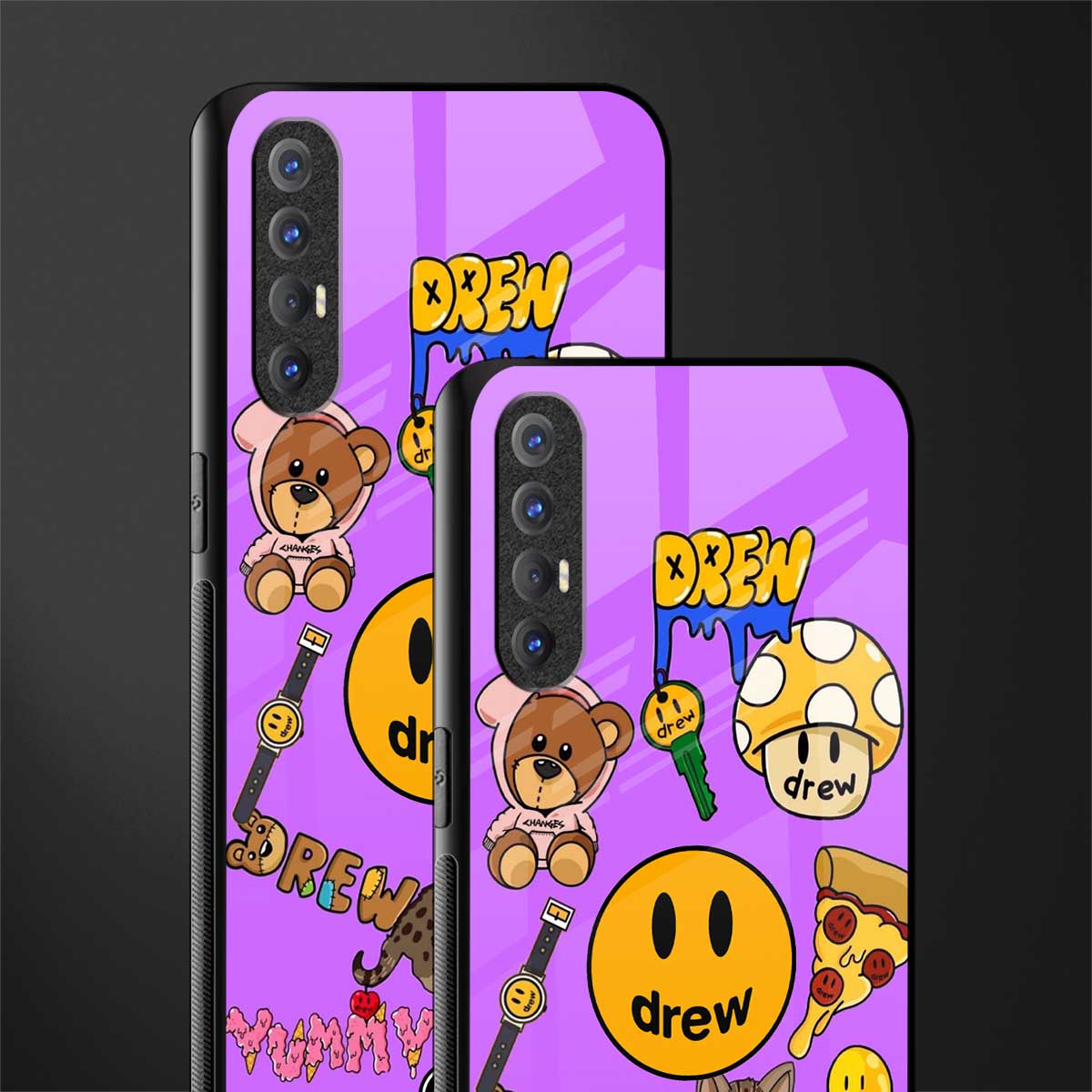 justin bieber glass case for oppo reno 3 pro image-2