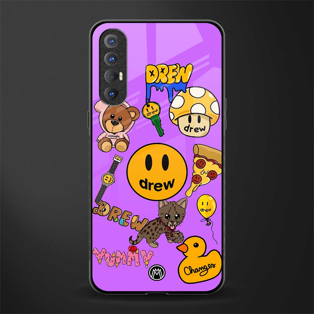 justin bieber glass case for oppo reno 3 pro image