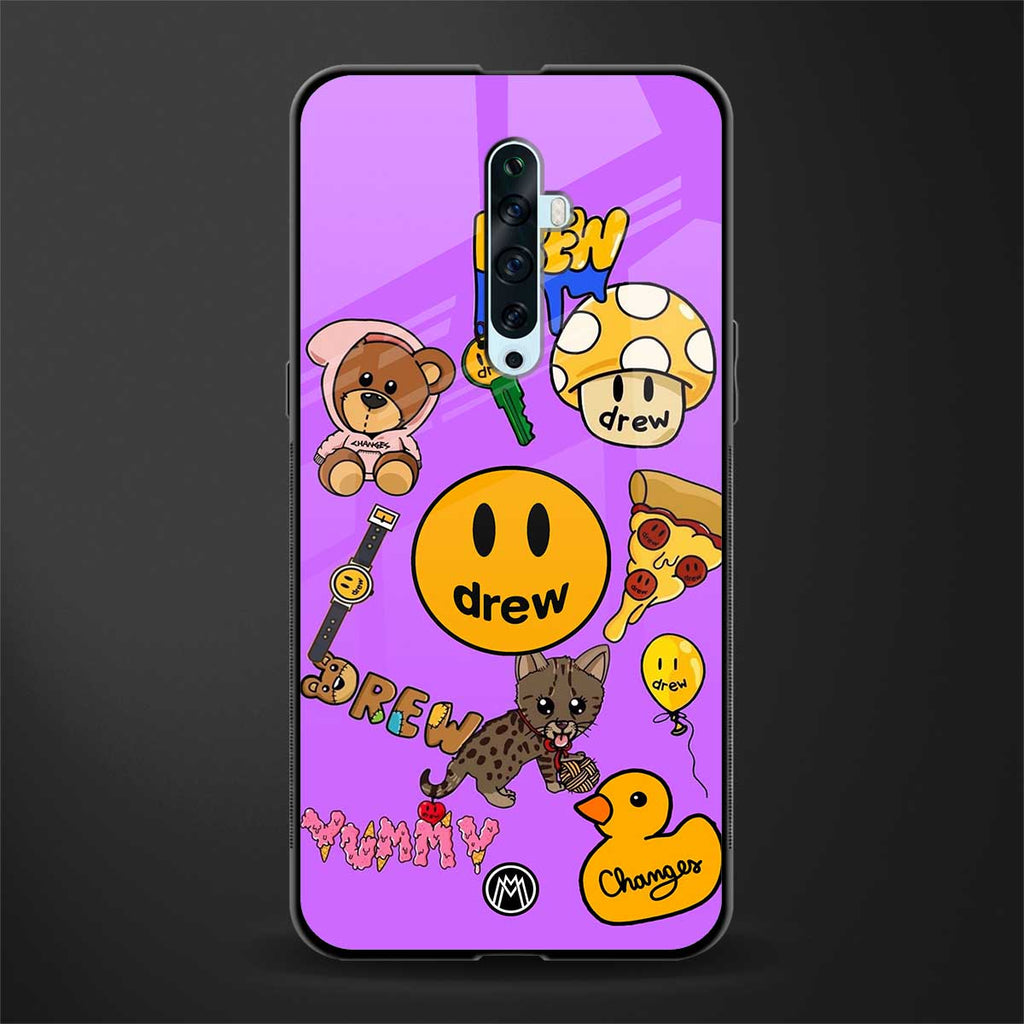 justin bieber glass case for oppo reno 2z image