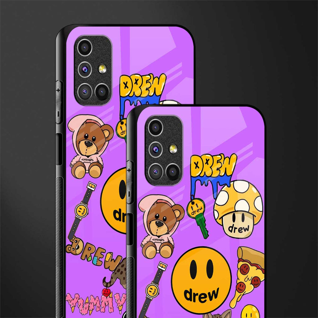 justin bieber glass case for samsung galaxy m31s image-2