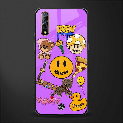 justin bieber glass case for vivo z1x image
