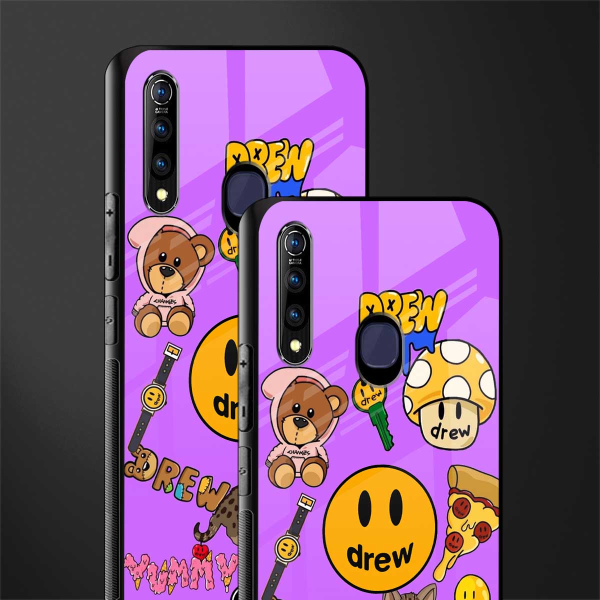 justin bieber glass case for vivo z1 pro image-2