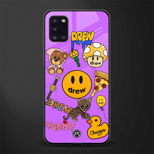 justin bieber glass case for samsung galaxy a31 image