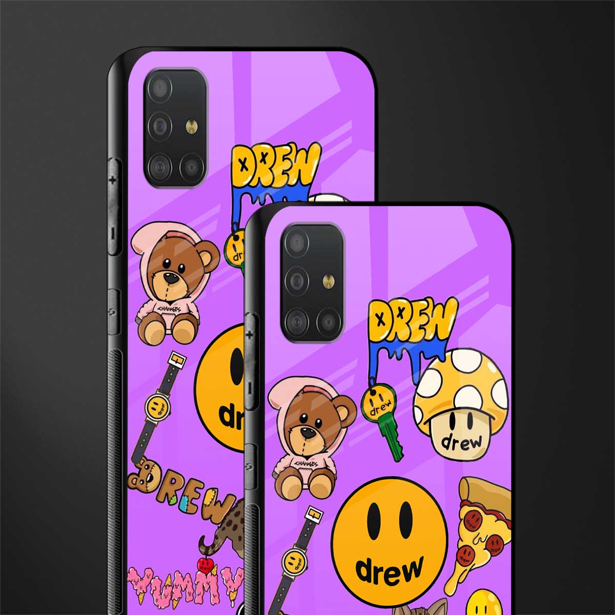 justin bieber glass case for samsung galaxy a51 image-2