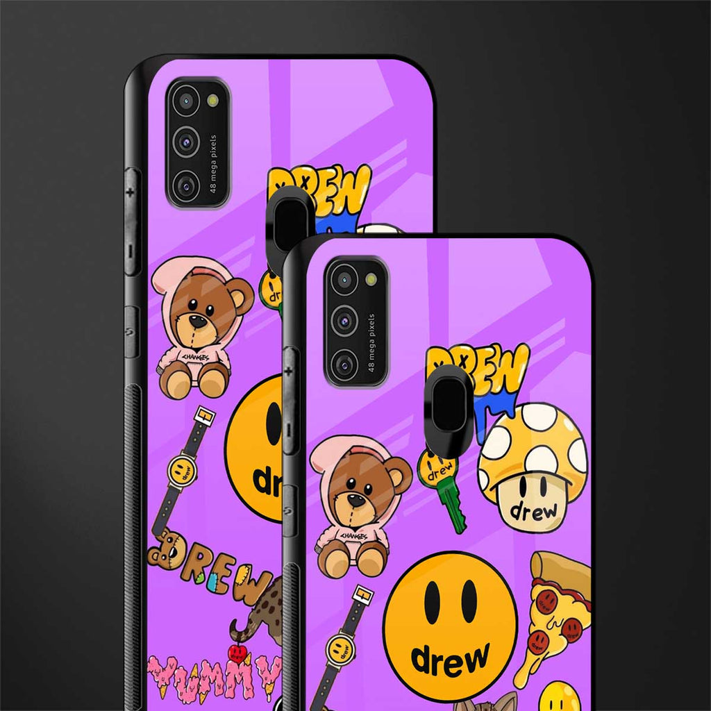 justin bieber glass case for samsung galaxy m21 image-2