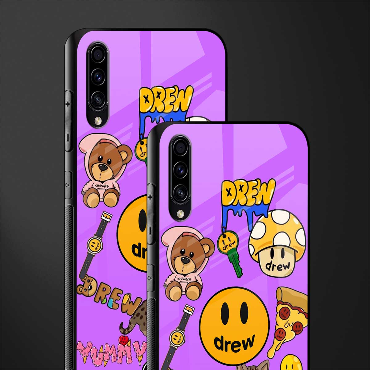 justin bieber glass case for samsung galaxy a50 image-2