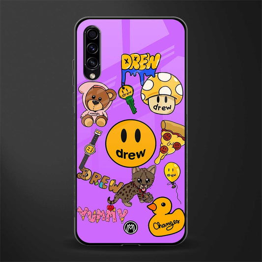 justin bieber glass case for samsung galaxy a50 image