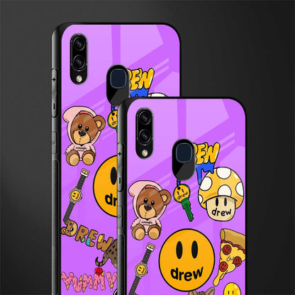 justin bieber glass case for samsung galaxy a20 image-2