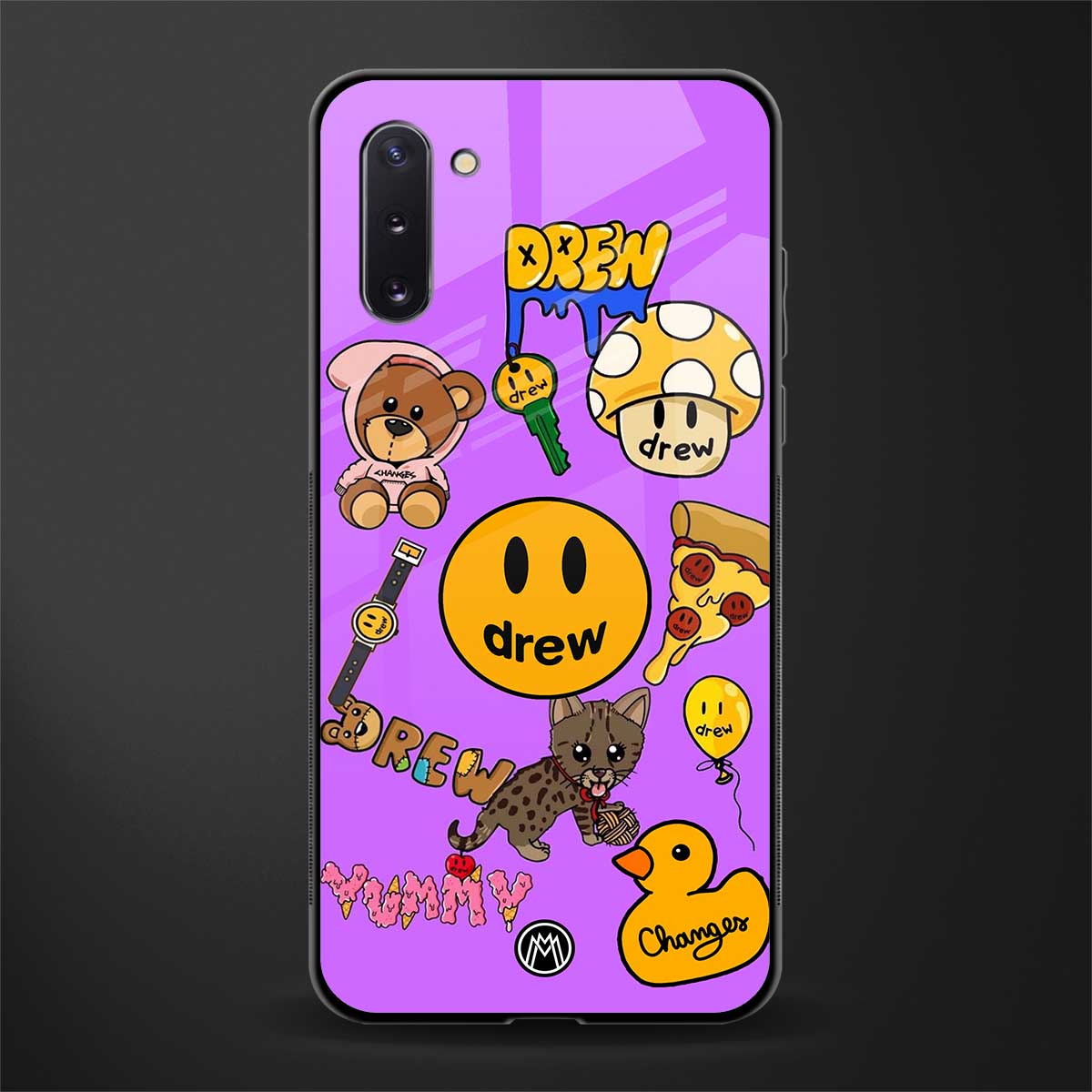 justin bieber glass case for samsung galaxy note 10 image