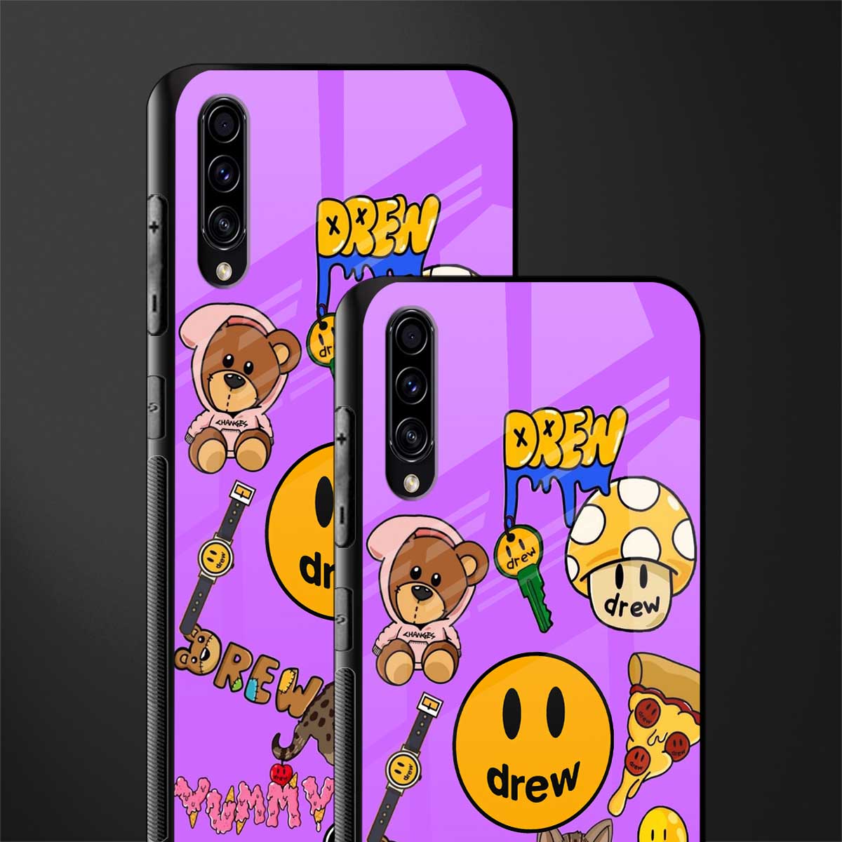 justin bieber glass case for samsung galaxy a70 image-2