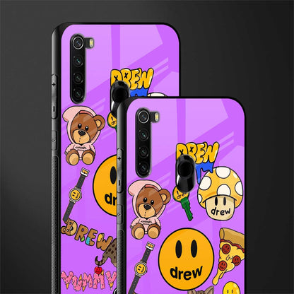 justin bieber glass case for redmi note 8 image-2