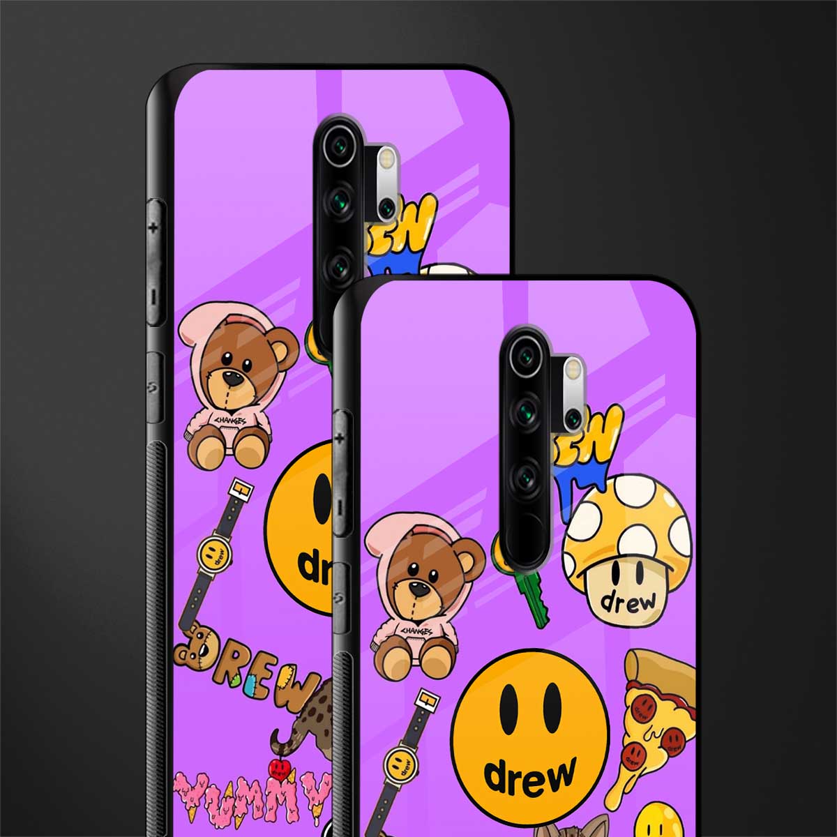 justin bieber glass case for redmi note 8 pro image-2