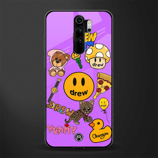 justin bieber glass case for redmi note 8 pro image